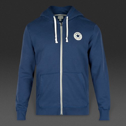 Converse Core Full Zip Hoodie Nightime Navy for Men